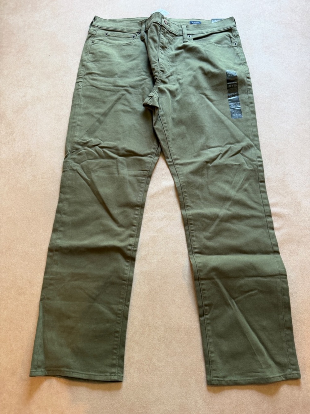J. Crew Men's Straight-fit garment-dyed five-pocket jean • size 36x30 • BW460
